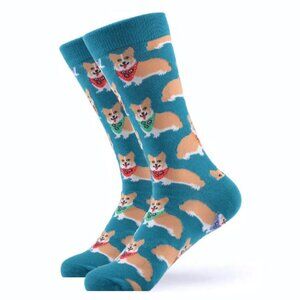 Fun Corgi Dog Novelty Socks